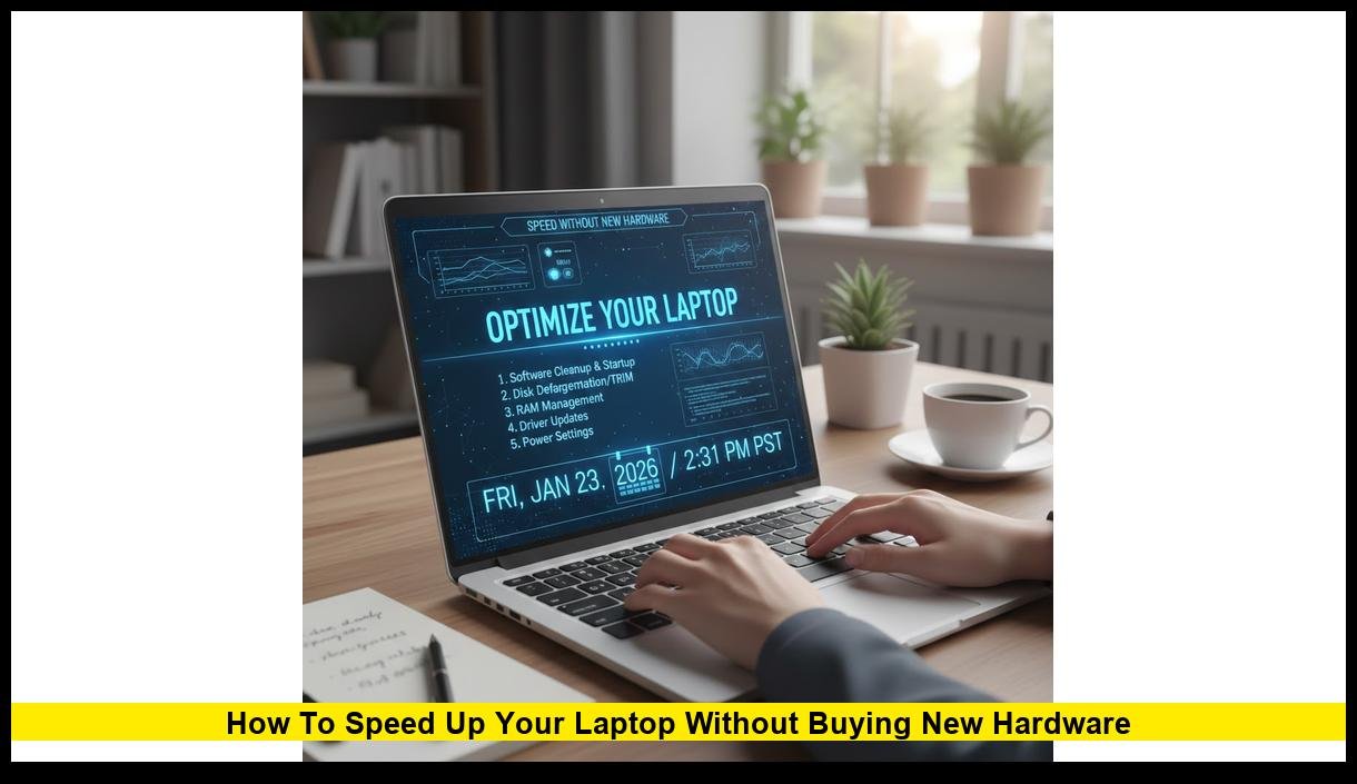 How to Speed Up Your Laptop Without Buying New Hardware