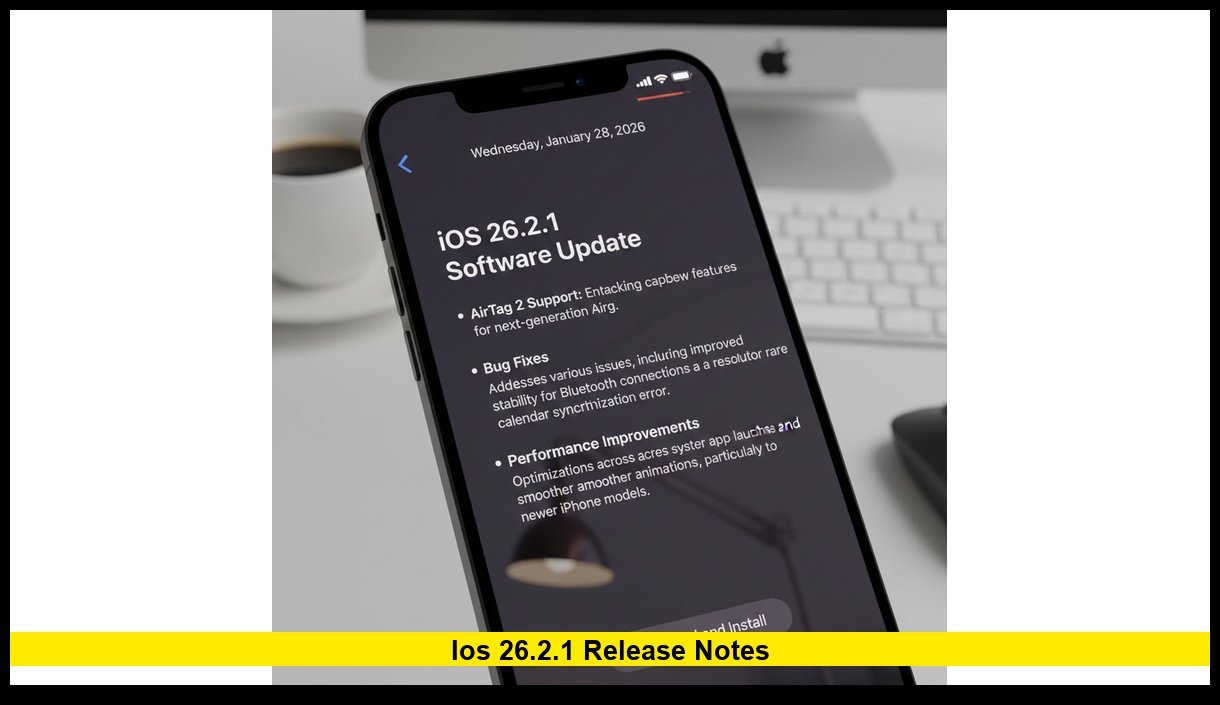 iOS 26.2.1 Release Notes: Apple Delivers AirTag 2 Support and Stability Improvements