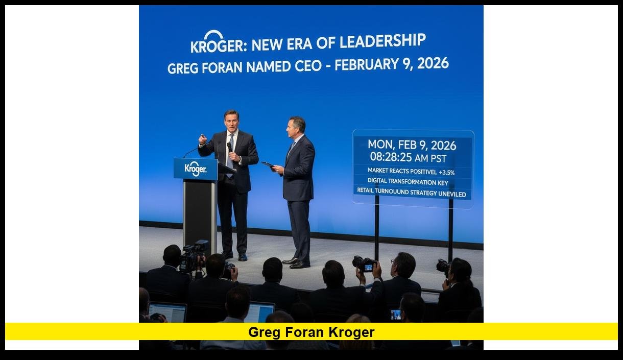 Greg Foran Kroger: Leadership Change Signals a New Era for America’s Grocery Giant