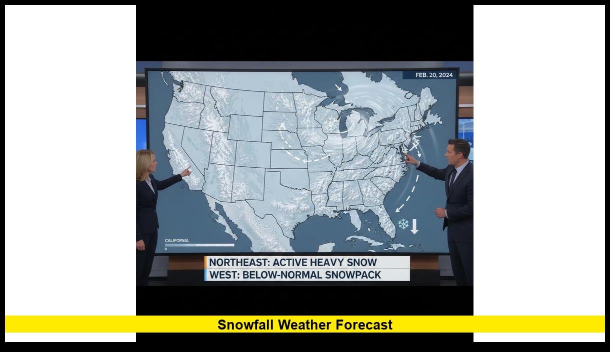 Snowfall Weather Forecast: Latest U.S. Winter Outlook and Regional Updates