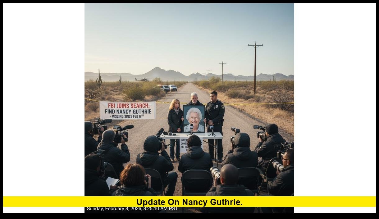 Update on Nancy Guthrie: Latest Confirmed Developments in the High-Profile Search